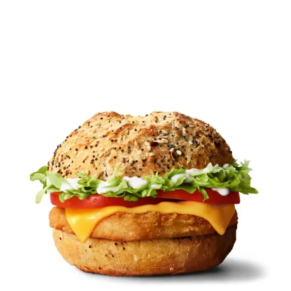 Big Morning Chicken – knuspriges Chicken Patty auf einem Vollkornbrötchen