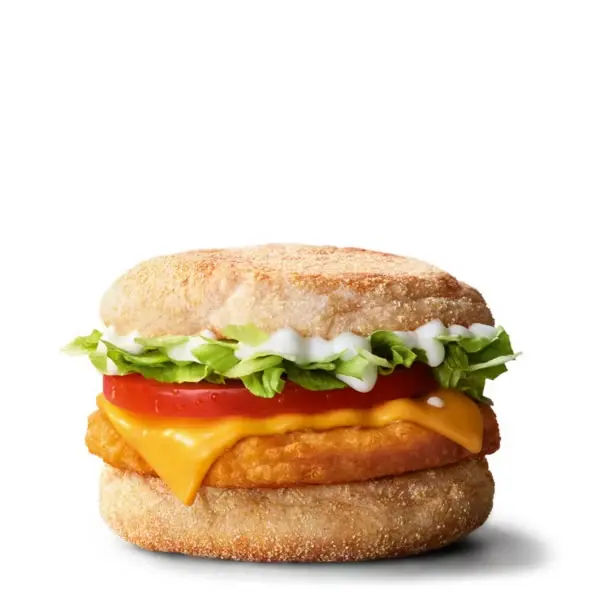 McMuffin Fresh Chicken – knuspriges Chicken Patty auf einem englischen Muffin